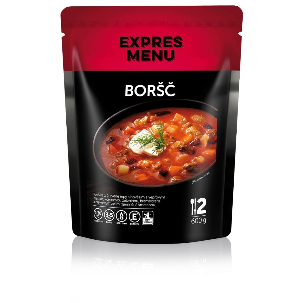 Boršč - 2 porce - Expres Menu 